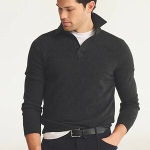 NAADAM Signature Cashmere Long Sleeve Polo Medium